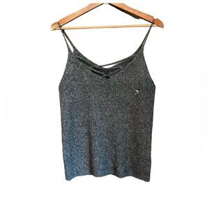 NWT! American eagle‎ outfitters grey knitted tank. Size XL